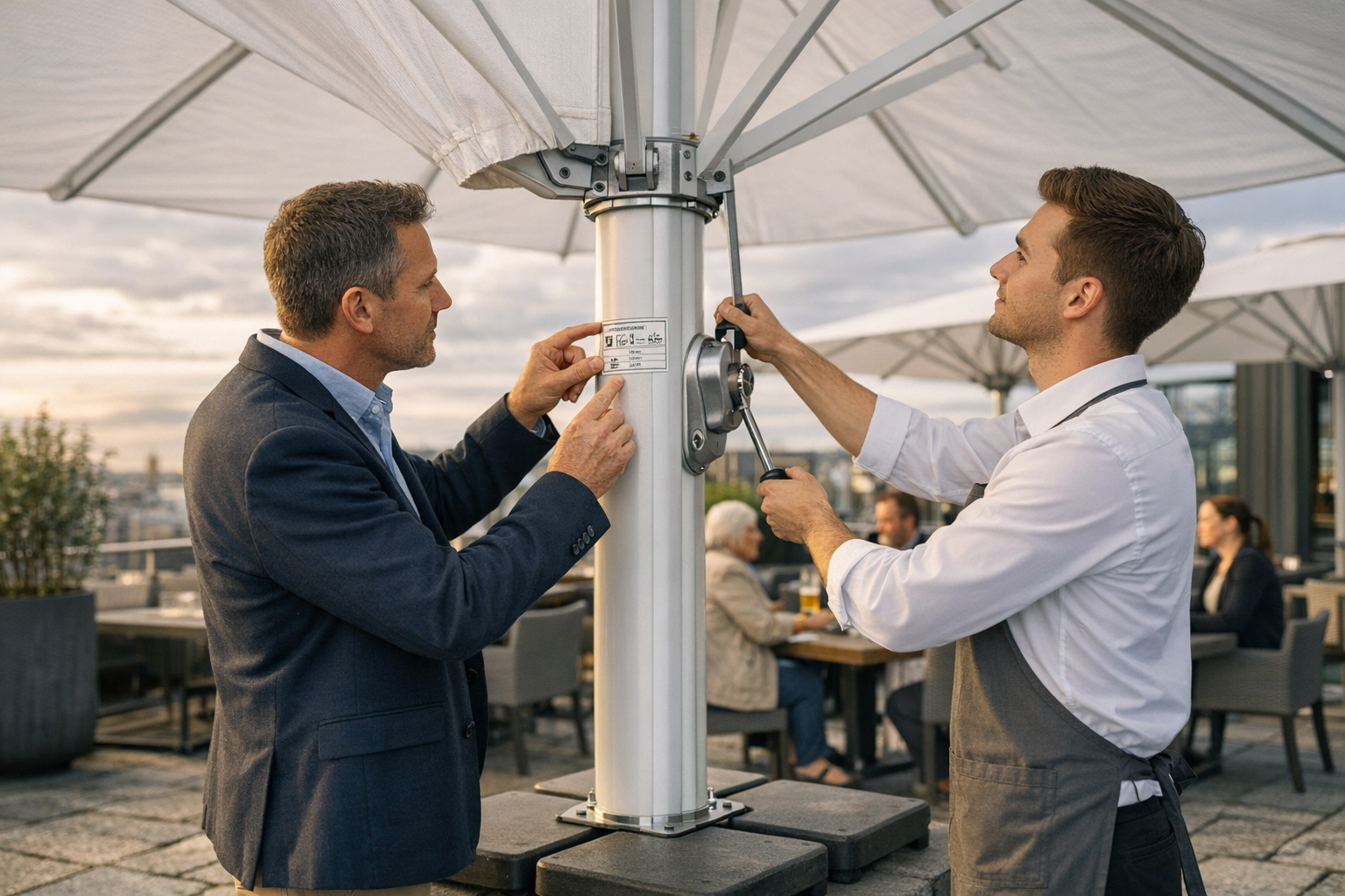 Horeca parasol selectie