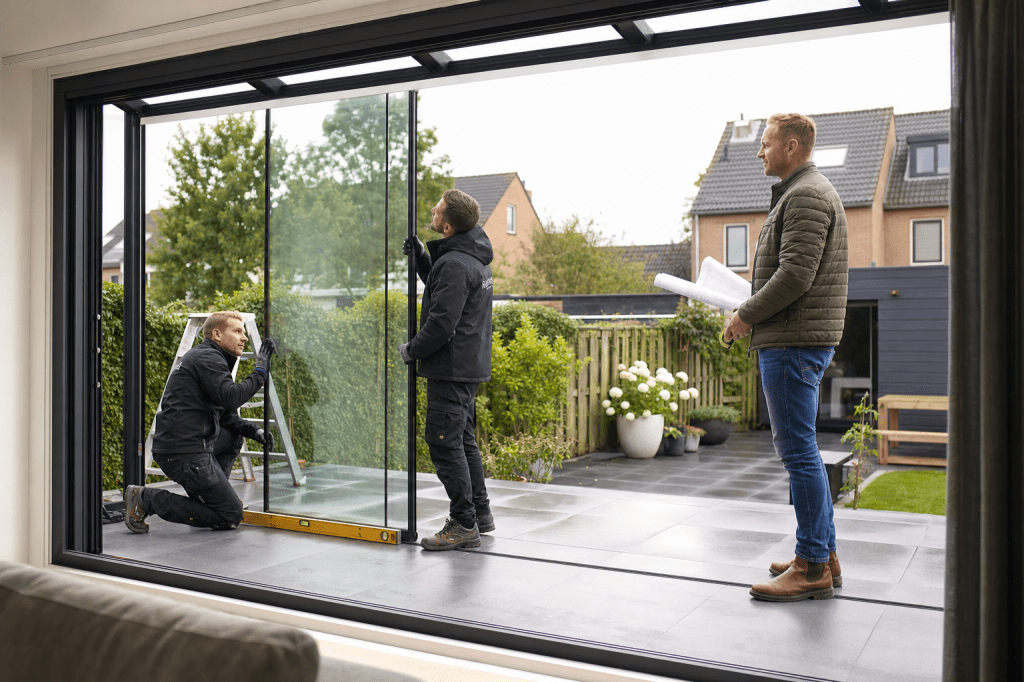 Welke vergunningen en bouwregels gelden er bij het plaatsen van glazen schuifwanden op je&nbsp;terras?