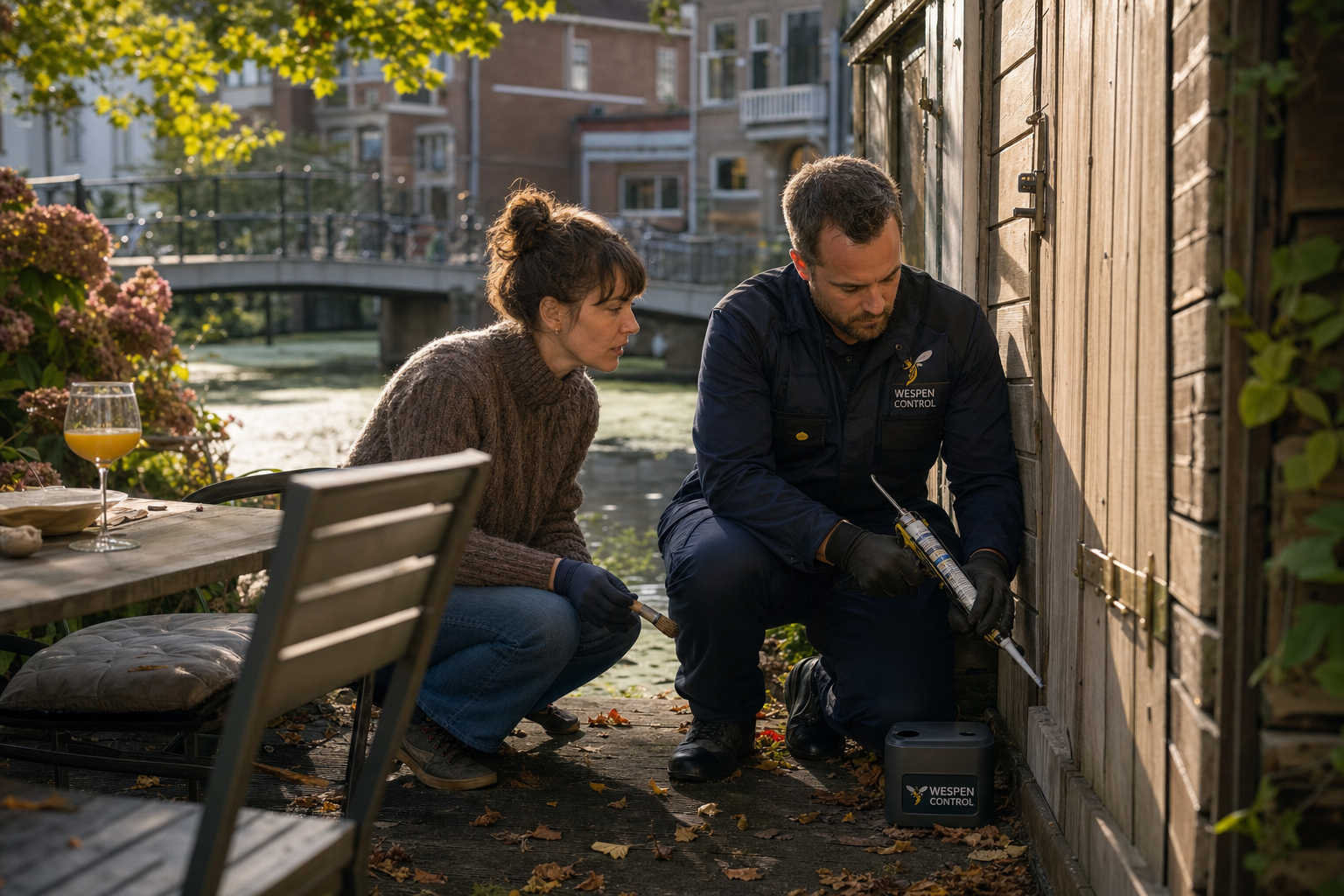 Seizoensgebonden wespennestbestrijding